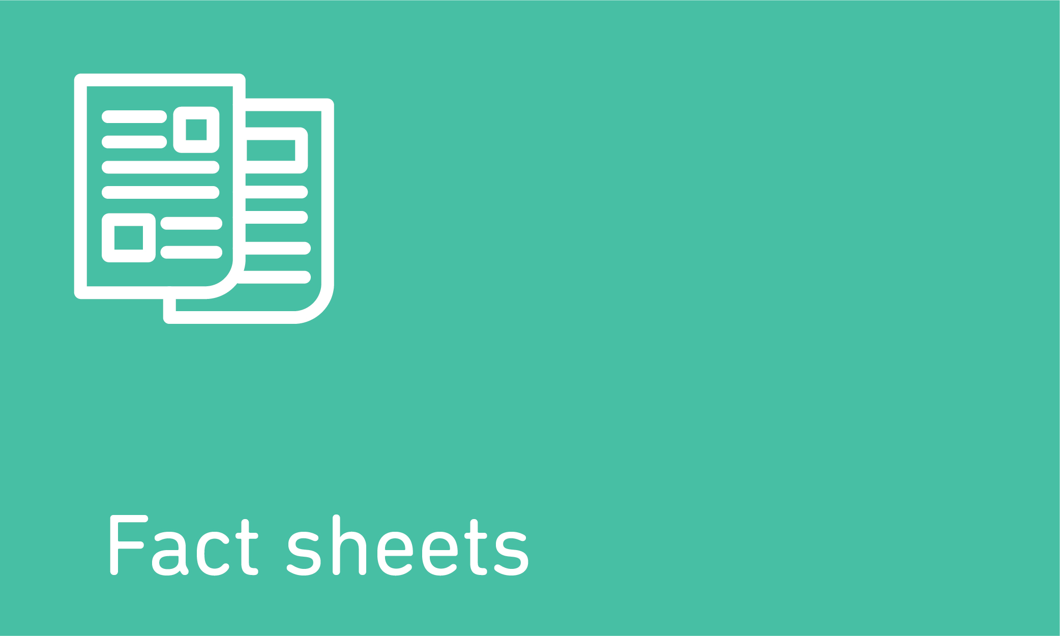 Clinician resources and fact sheets