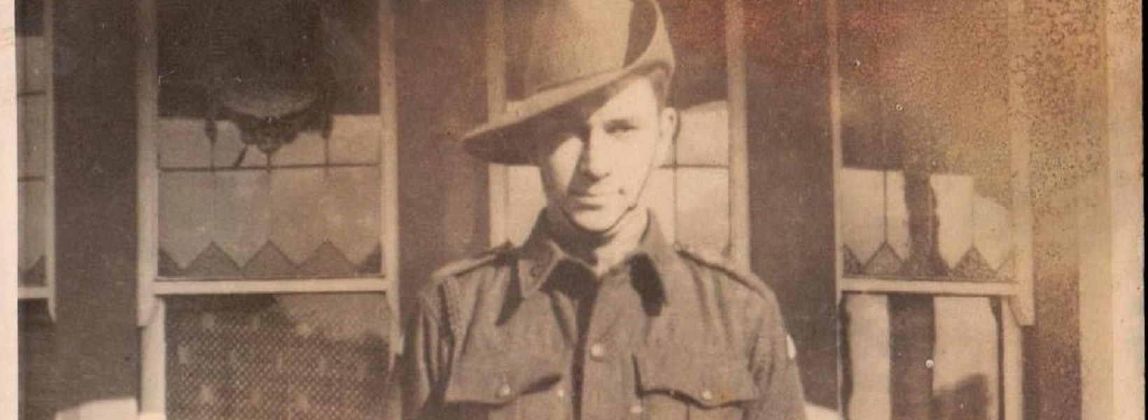 Bill Eaton, Bongaree Centenarian in his WWII uniform Bill Eaton, Bongaree Centenarian in his WWII uniform