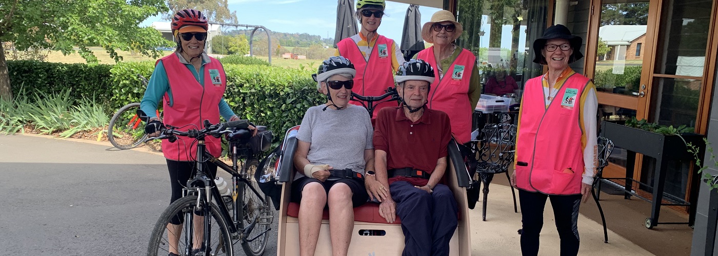 Cycling Without Age and Gosling Creek residents