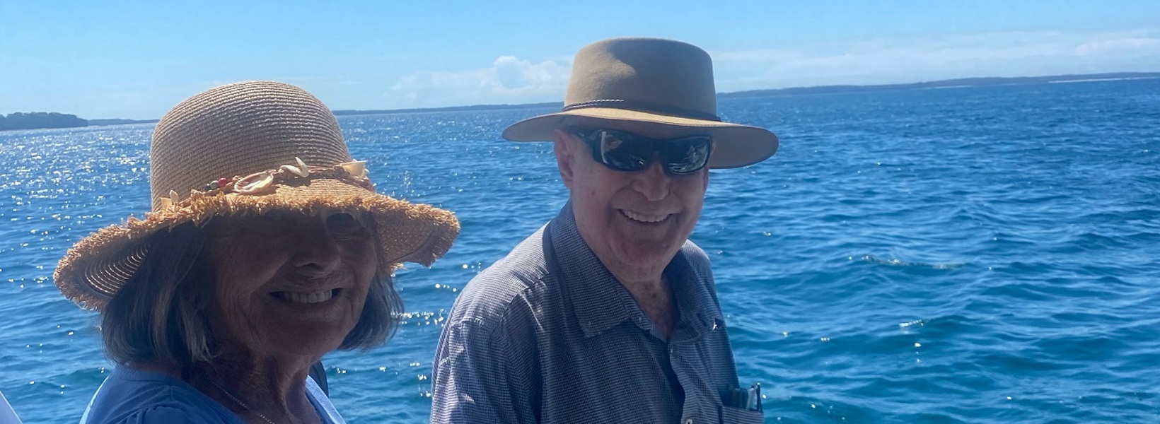 Coastal Waters residents on their dolphin cruise Coastal Waters residents on their dolphin cruise