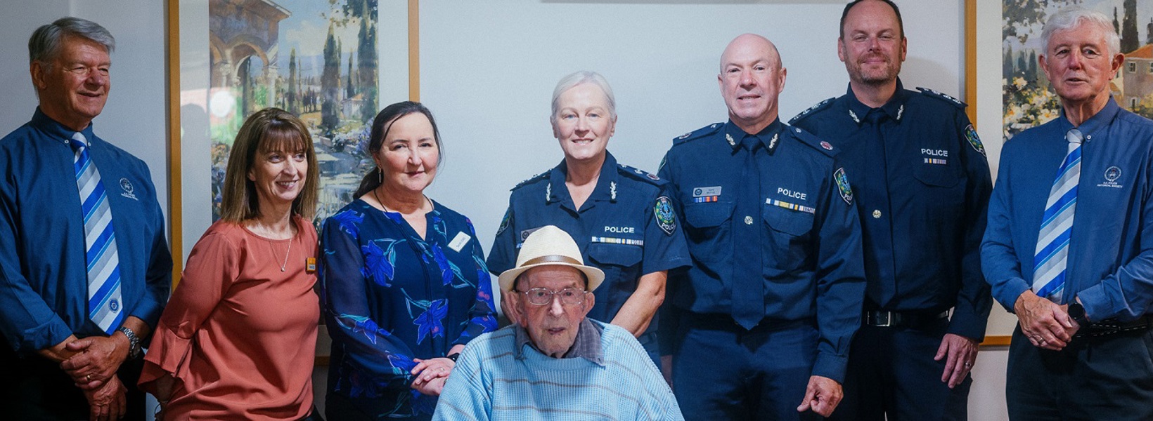 Harry, APC, Officers and CY team Harry, APC, Officers and CY team