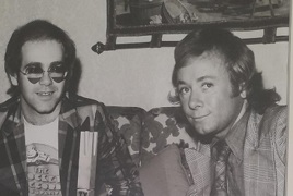 Glendale resident Ian interviewing Elton John Glendale resident Ian interviewing Elton John