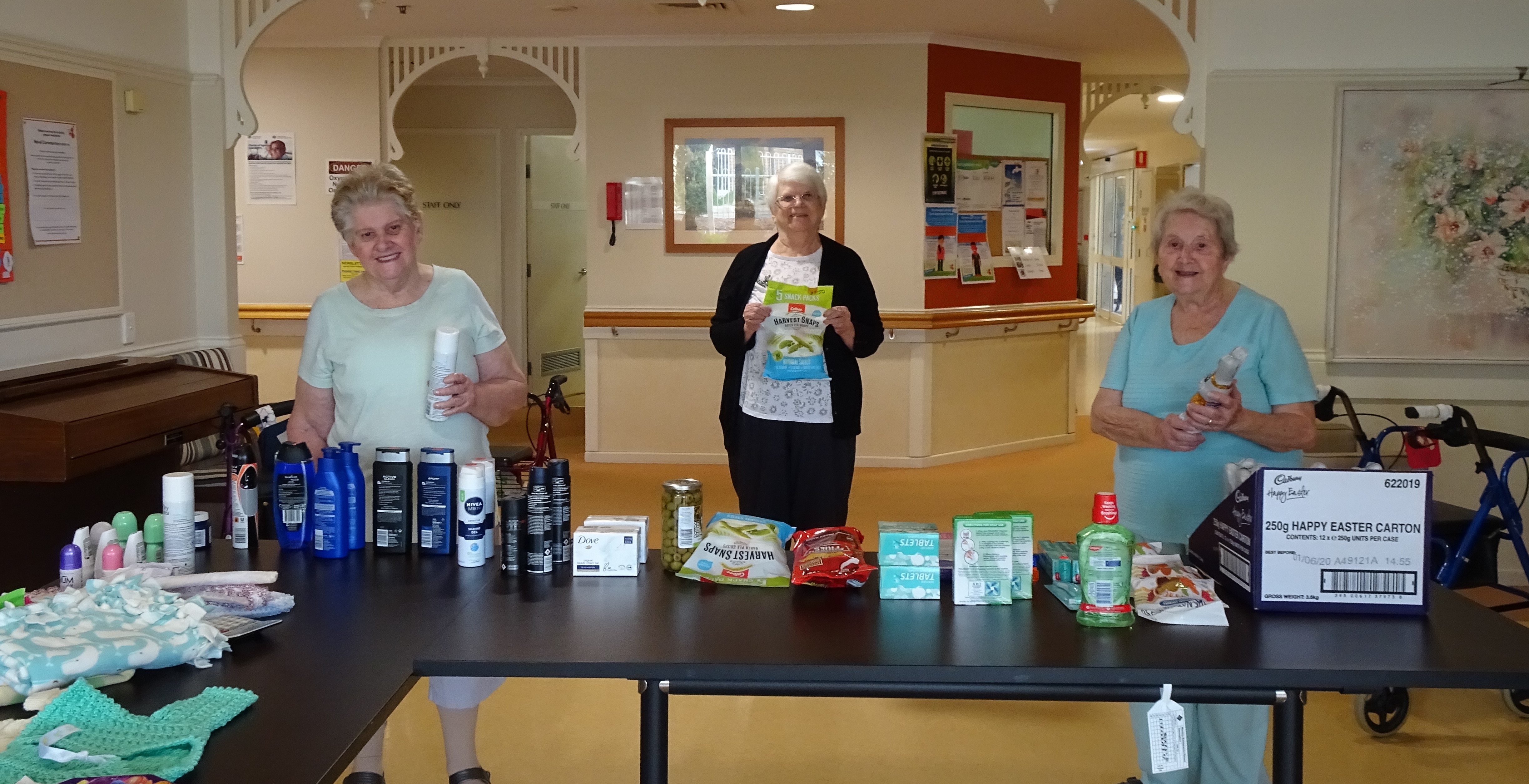 Inverpine RAC Mini Mart (2) L-R Gloria Munnery, Mary Armstrong  Bev Meech_web.jpg