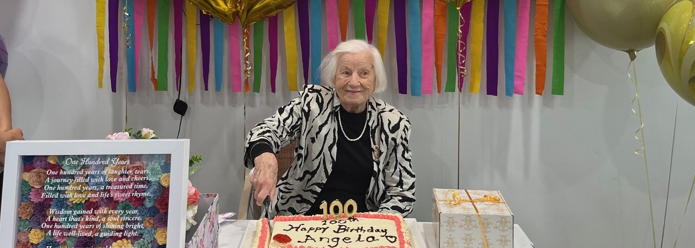 Angela Kucic celebrating her 100th birthday.jpg