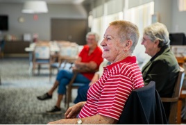 Baycrest residents enjoy a BHAA session Baycrest residents enjoy a BHAA session
