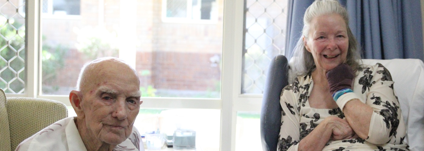 Father and daughter, Col and Julie