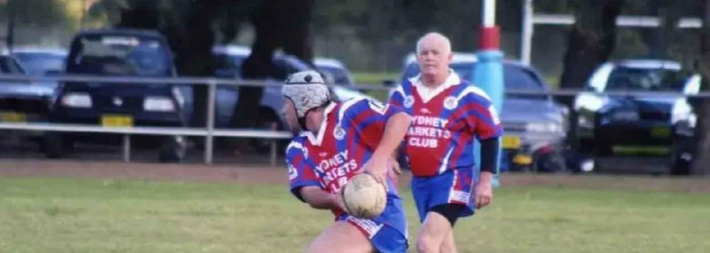Dennis held the world record as oldest footy player