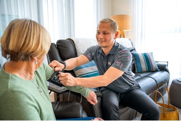 Dennis and his client_.jpg