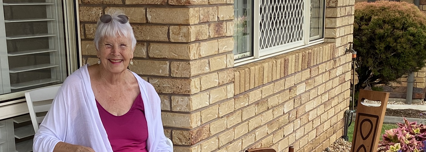 Eileen connects to her local community through spinning