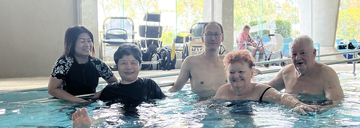 Highwood Court residents enjoy hydrotherapy.jpg