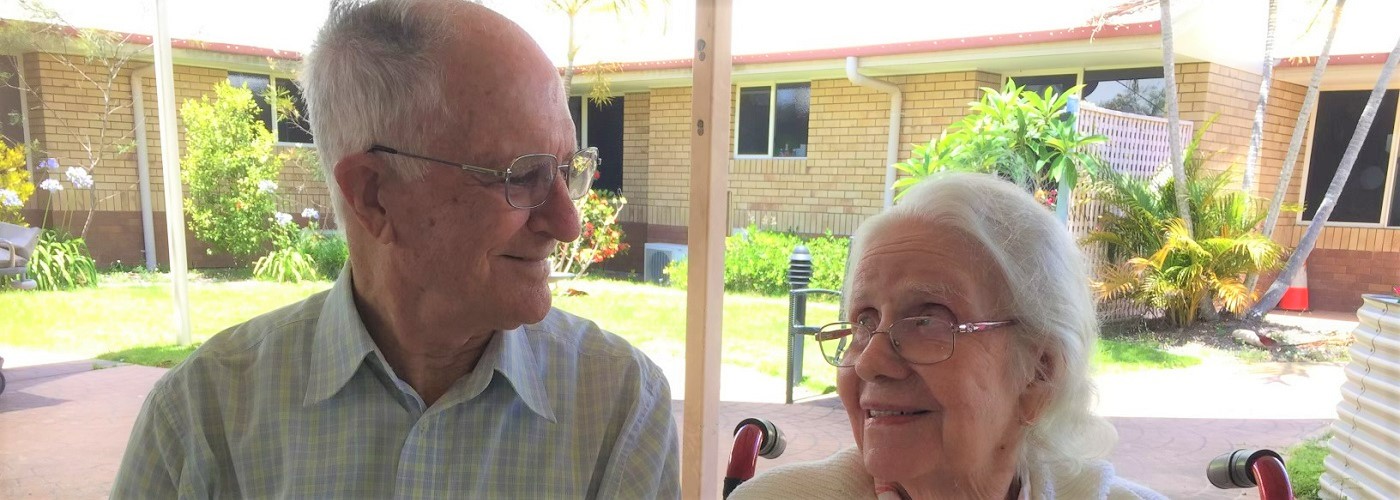 Mae and Doug celebrating 70 years of marriage