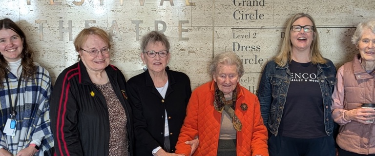 Maureen at the Festival Theatre.jpg Maureen at the Festival Theatre.jpg