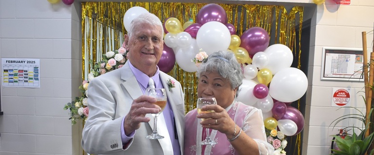 Neville and Fely on their wedding day.jpg Neville and Fely on their wedding day.jpg