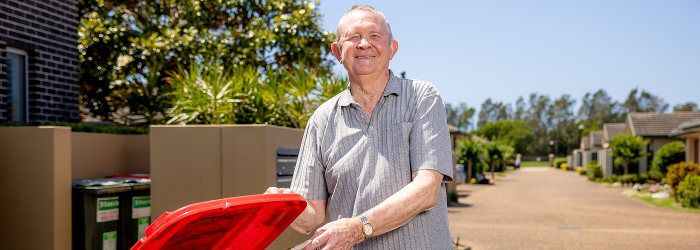 Trevor leads the recycling initiative at Broadwater Gardens.jpg