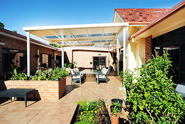 Willandra Residential Aged Care - outdoor area